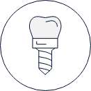 Dental Implants Icon larger | Advanced Implant and Periodontal Specialists | Advanced Implant and Periodontal Specialists
